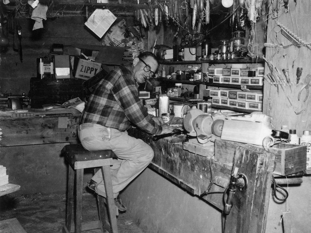 9 - EB in his workshop